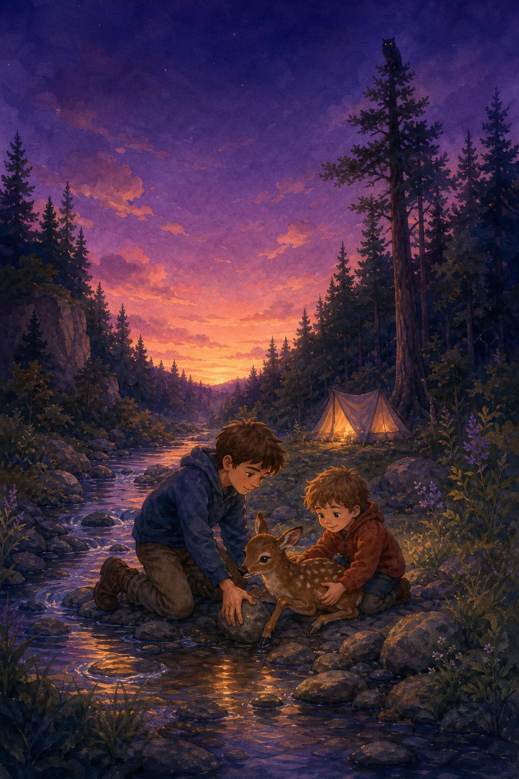 Le petit cerf de la forêt de Soignes